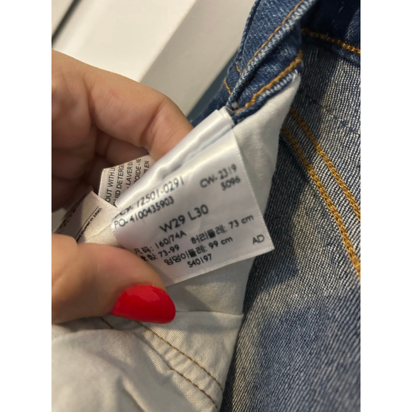 Men's Levi's Jeans Size W29 L30 Blue - Picture 2 of 3